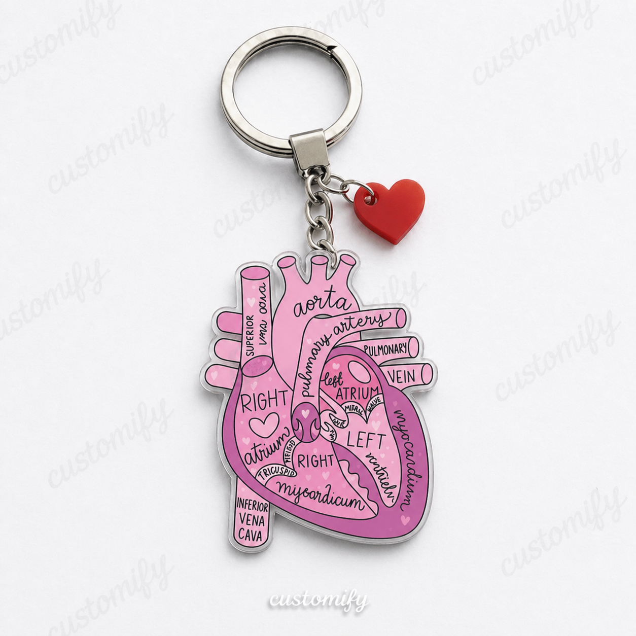 Just a Girl Anatomical Heart