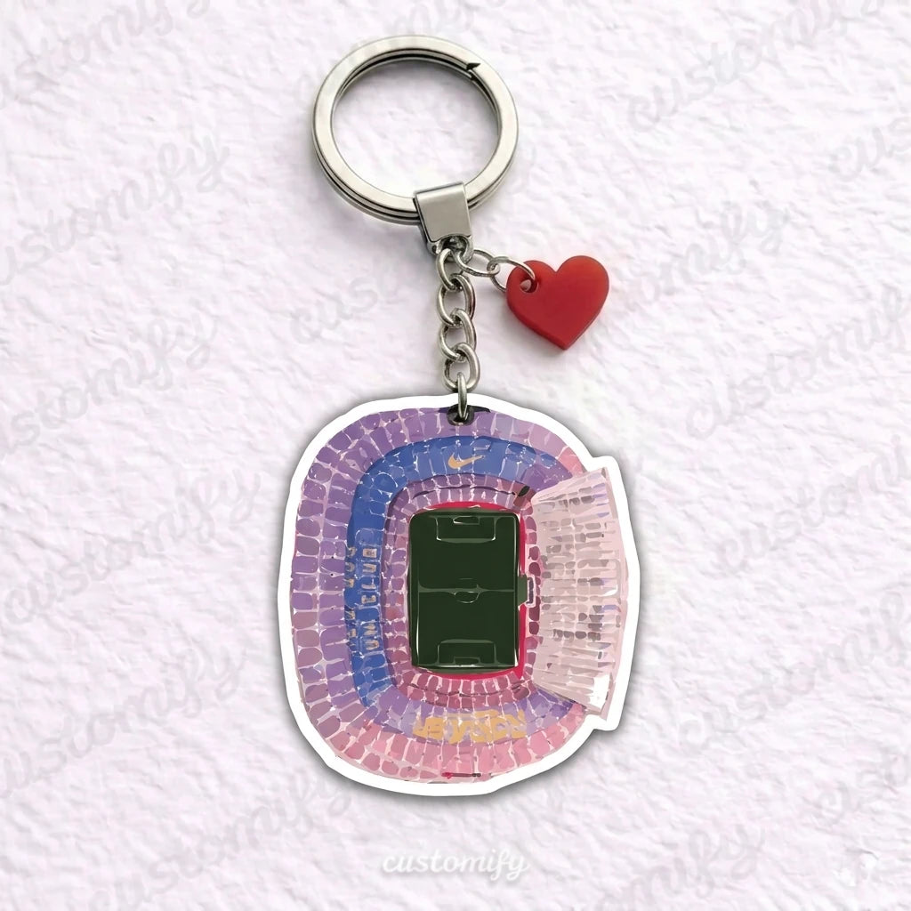 Camp Nou โ Aerial Watercolor ๐๏ธ