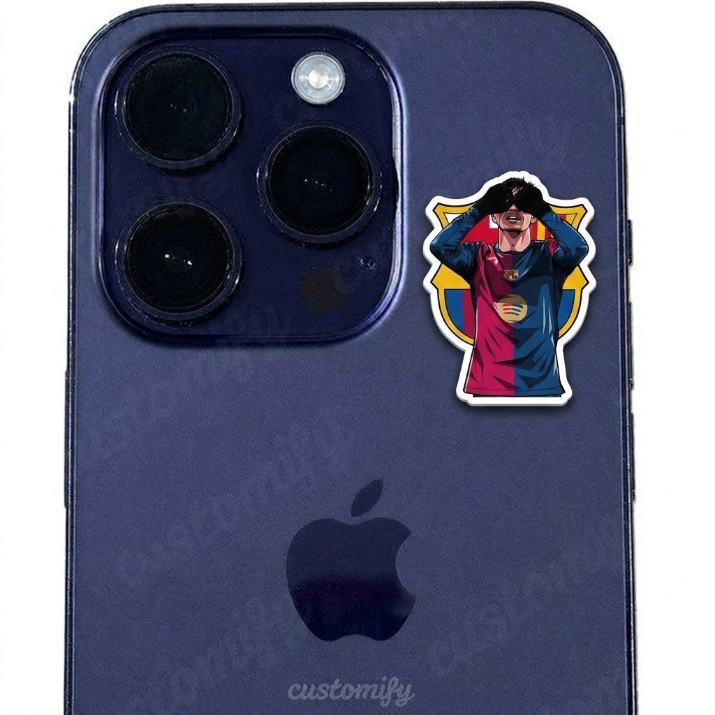 Visionary - Playmaker - Pedri Acrylic Phone Sticker - customify