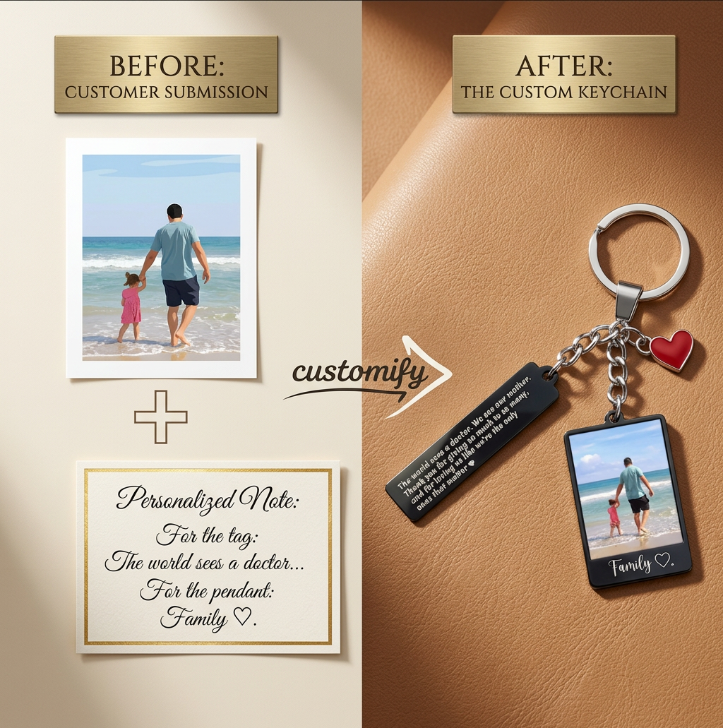Custom Keychain + Note