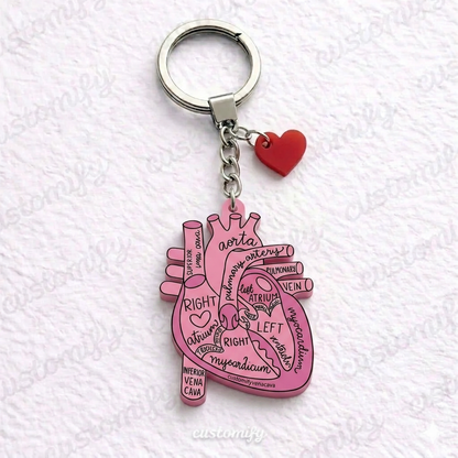 Just a Girl Anatomical Heart