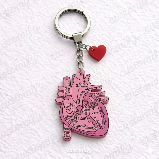 Just a Girl Anatomical Heart