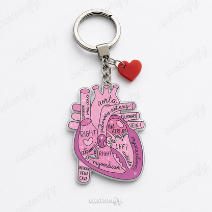 Just a Girl Anatomical Heart