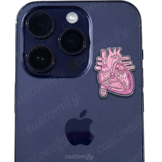 Just a Girl Anatomical Heart