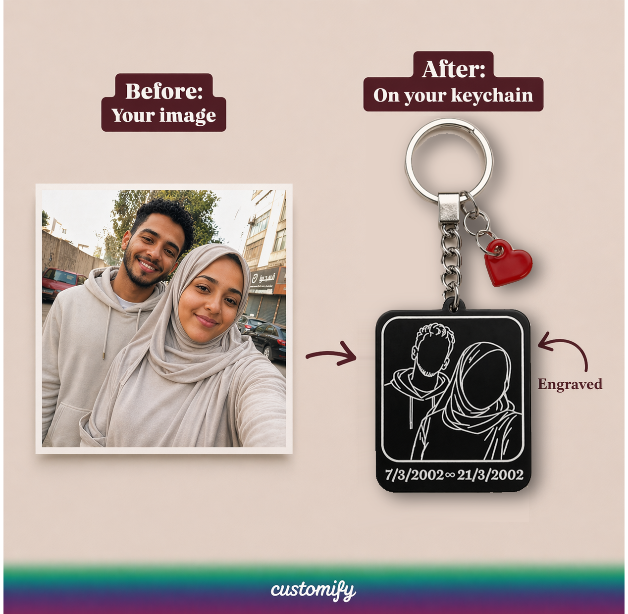 Custom Engraved Keychain