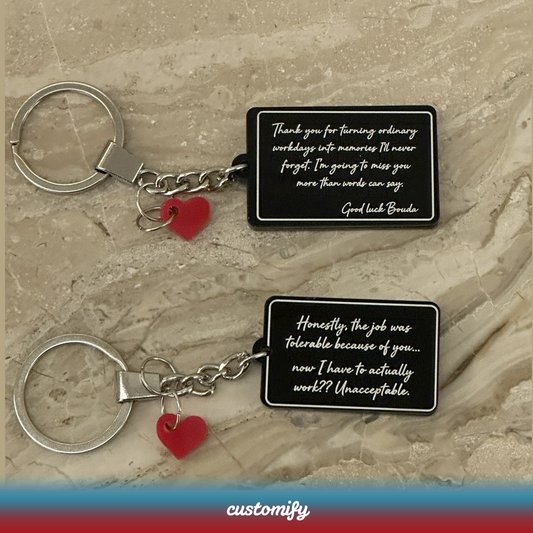 Custom Engraved Note