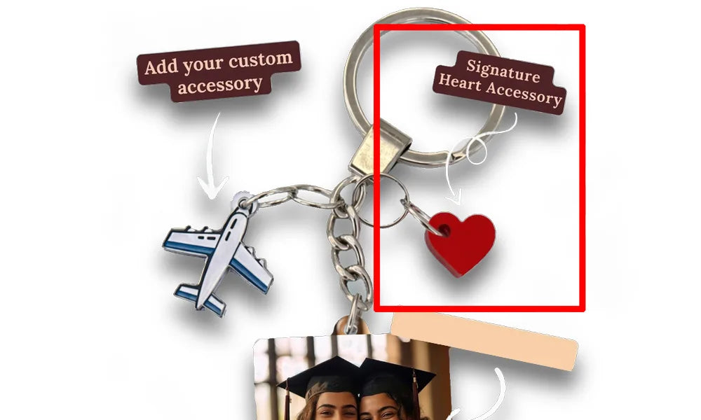 Signature red heart accessory